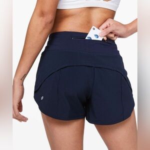 Lululemon Speed Up Short 2.5” Navy Blue
